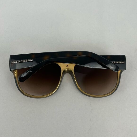 Dolce & Gabbana Classic Black and Gold Sunglasses